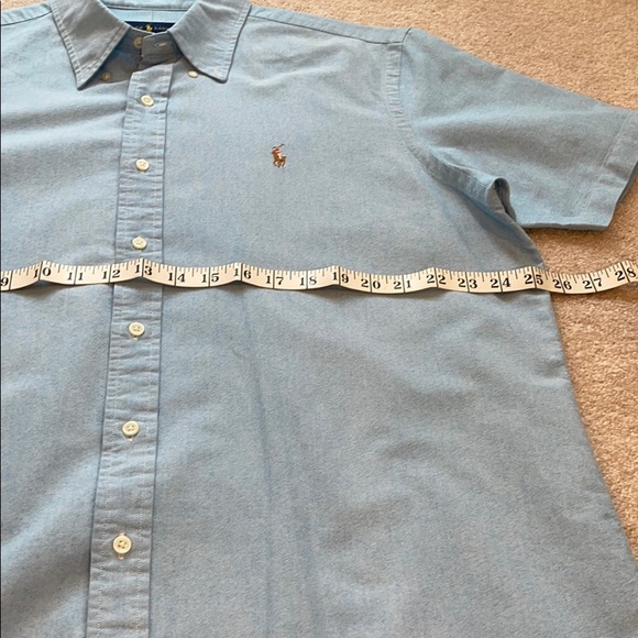 Ralph Lauren Oxford Chambray Short Sleeve Shirt - Picture 6 of 9